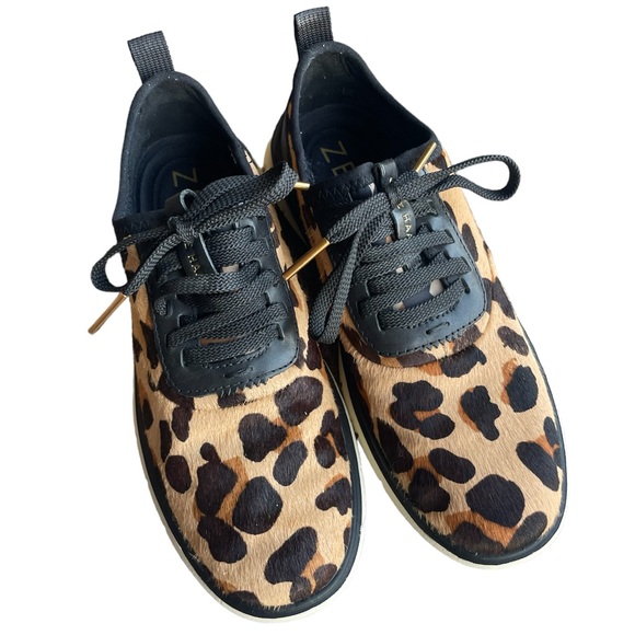 Cole Haan Zerøgrand Jaguar Print shoes Women’s Size 6 Excellent Condition - Picture 2 of 7